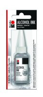 neuveden: Marabu Alkoholový inkoust/stříbrný 20 ml
