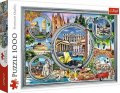 neuveden: Trefl Puzzle Dovolená v Itálii / 1000 dílků
