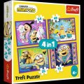 neuveden: Trefl Puzzle Já, Padouch 3 - Ve světě Mimoňů 4v1 (35,48,54,70 dílků)