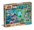 neuveden: Puzzle Disney mapa 101 Dalmatinů 1000 dílků