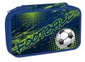 neuveden: Školní penál dvoupatrový - Football 2