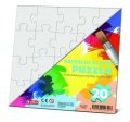 neuveden: Namaluj si sám puzzle: čtverec