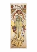 neuveden: Pohled Alfons Mucha – Leslie Carter, krátký