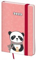 neuveden: Diář 2022 Vario - Panda s gumičkou, týdenní kapesní