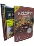 neuveden: Houbový balíček s křížovkami + dárek měsíční diář 2026 s tužkou