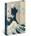 neuveden: Diář 2025: Katsushika Hokusai - týdenní, magnetický, 11 × 16 cm