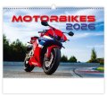 neuveden: Kalendář nástěnný 2026 - Motorbikes
