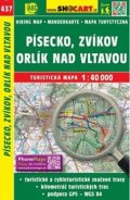 neuveden: SC 437 Písecko, Zvíkov, Orlík nad Vltavou 1:40 000
