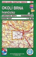 neuveden: KČT 83 Okolí Brna, Ivančicko / turistická mapa