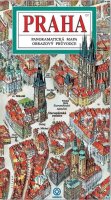 neuveden: Praha - Panoramatická mapa / česky