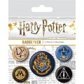 neuveden: Harry Potter Bradavice - set odznaků