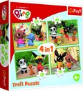 neuveden: Trefl Puzzle Bing 4v1 (35,48,54,70 dílků)