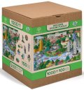 neuveden: Wooden City Puzzle Pamětihodnosti Londýna 1010 dílků, dřevěné