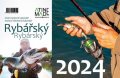 neuveden: Kalendář 2024 Rybářský, stolní, týdenní, 225 x 150 mm