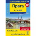 neuveden: Praha - 1:10 000 (rusky) centrum města do kapsy