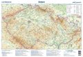 neuveden: Česko - reliéf a povrch 1:1 120 000 nástěnná mapa