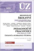 neuveden: ÚZ 1652 Regionální školství, Pedagogičtí pracovníci