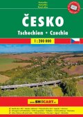 neuveden: Česko 1:200 000 / autoatlas (A5, spirála)