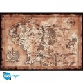 neuveden: Pán prstenů Plakát Maxi Mapa 91,5 x 61 cm