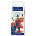 neuveden: Faber - Castell Popisovač Pitt Artist Pen Comic - mix barev 6 ks