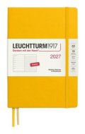 -: Týdenní plánovač & Zápisník Sunflower, tečkovaný Medium A5 2027, anglicky