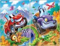 neuveden: Puzzle MIDI - Autíčka - cars/12 dílků (2 druhy)