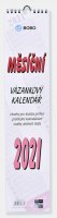 neuveden: BOBO Kalendář 2021: Vázanka široká nástěnný 100 x 445 mm