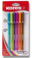 neuveden: Kuličková tužka Kores 398 K1 6 barev