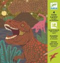 neuveden: Vyškrabávací obrázky Djeco - Dinosauři