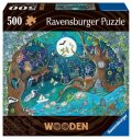 neuveden: Puzzle Kouzelný les 500 dílků (dřevěné)