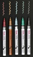 neuveden: Pentel Sada lakových popisovačů 5 ks