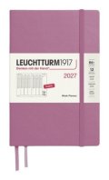 -: Týdenní plánovač Dusty Rose, Paperback B6+ 2027, anglicky