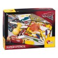 neuveden: Cars 3 Super Stencil - Originální sada umožňující přeměnu klasických fixek