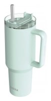 : Nerezový termohrnek s brčkem Stream Turquoise 1200ml