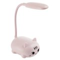 neuveden: LED lampička - Night Kitty, teplé světlo, USB napájení, růžová