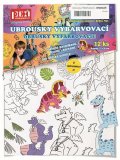 neuveden: Vybarvovací ubrousky Dinosauři 12 kusů
