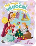 neuveden: Princezny - Nejkrásnější vánoční omalovánky se samolepkami