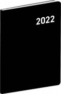 neuveden: Diář 2022: Černý - plánovací měs./kapesní, 7 x 10 cm
