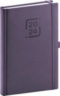 neuveden: Diář 2024: Catanella - fialový, denní, 15 × 21 cm