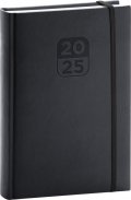 neuveden: Diář 2025: Aprint Top - černý, denní, 15 × 21 cm