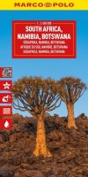 : Jižní Afrika, Namibie, Botswana 1:2 400 000 / cestovní mapa MARCO POLO