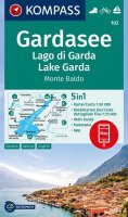 : Lago di Garda 1:50 000 / turistická mapa KOMPASS 102