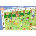 neuveden: Djeco Vyhledávací puzzle Little friends garden 35 ks