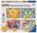 neuveden: Puzzle Pokémoni 4 v 1