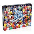 neuveden: Puzzle Světoví fotbalisté (World Football Stars) - 1000 dílků