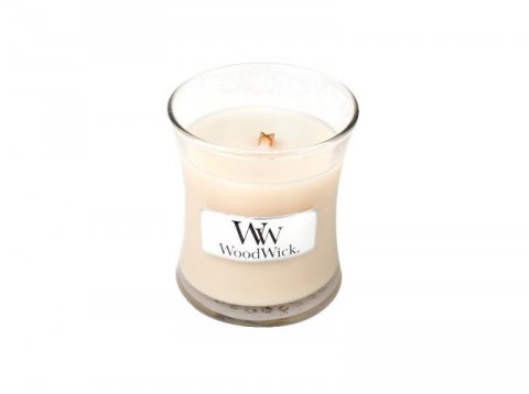 neuveden: WoodWick Vanilla Bean svíčka váza 85g