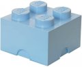 neuveden: Úložný box LEGO 4 - světle modrý