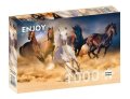 neuveden: Puzzle Koně cválající v poušti 1000 dílků