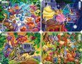neuveden: Puzzle MINI - MIX-princezna,kapela,dino,party/6 dílků (4 druhy)