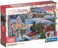 neuveden: Puzzle Vánoční vlak 500 dílků